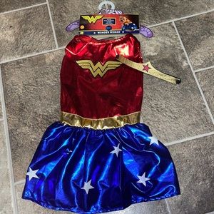 Wonder Woman dog dress